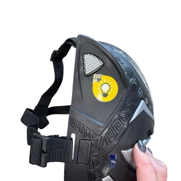 MARVEL RUBIE’S Black Panther Costume Size 10-12 years Battery operated light up - Picture 11 of 13